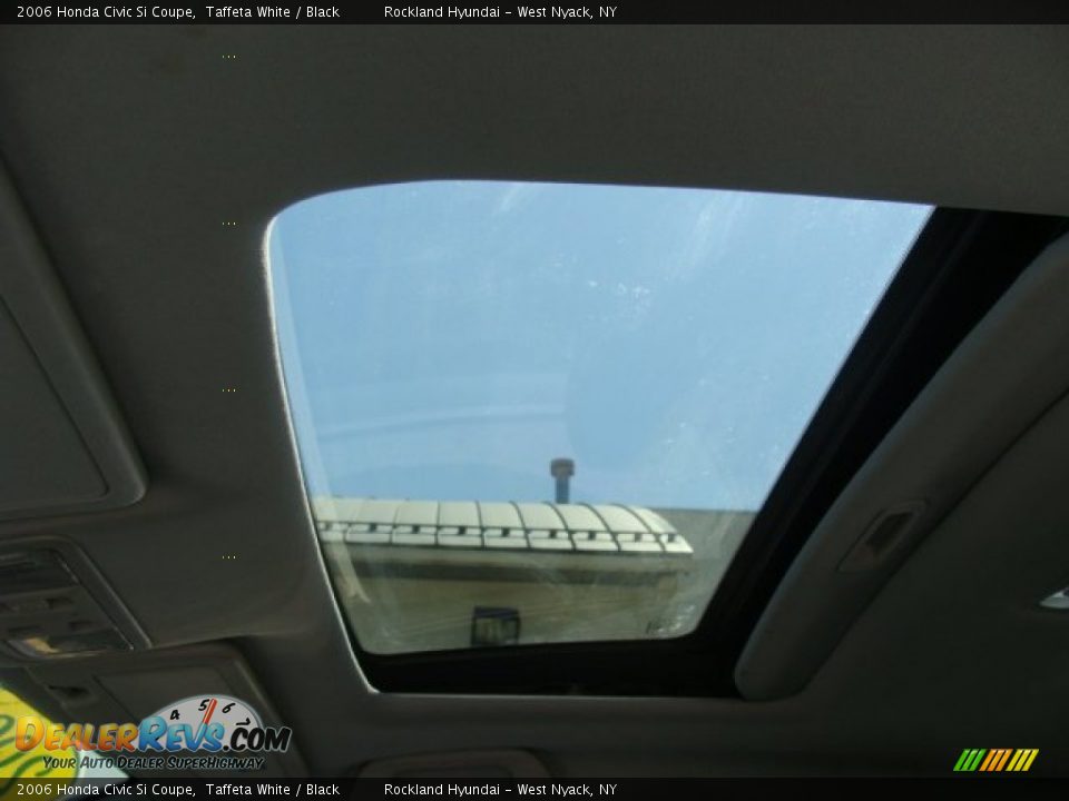 2006 Honda Civic Si Coupe Taffeta White / Black Photo #11