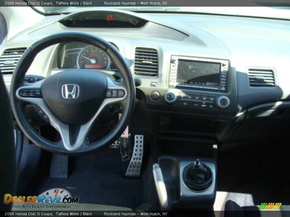 2006 Honda Civic Si Coupe Taffeta White / Black Photo #12