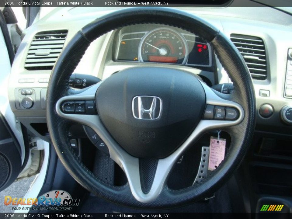 2006 Honda Civic Si Coupe Taffeta White / Black Photo #13