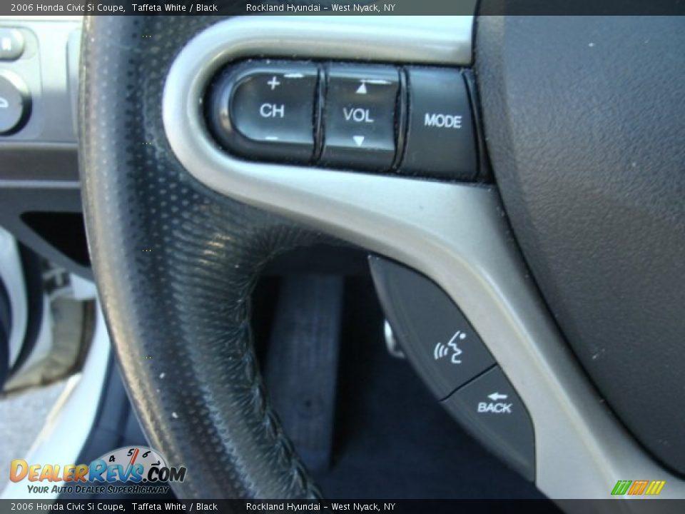 2006 Honda Civic Si Coupe Taffeta White / Black Photo #14