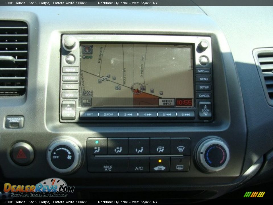2006 Honda Civic Si Coupe Taffeta White / Black Photo #17
