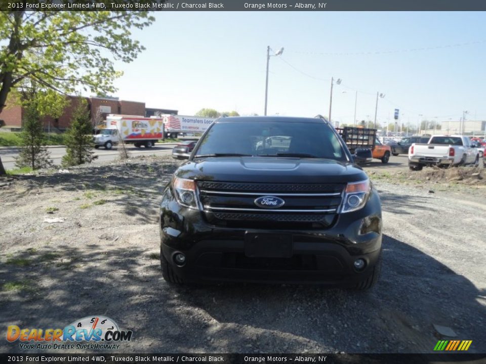 2013 Ford Explorer Limited 4WD Tuxedo Black Metallic / Charcoal Black Photo #8