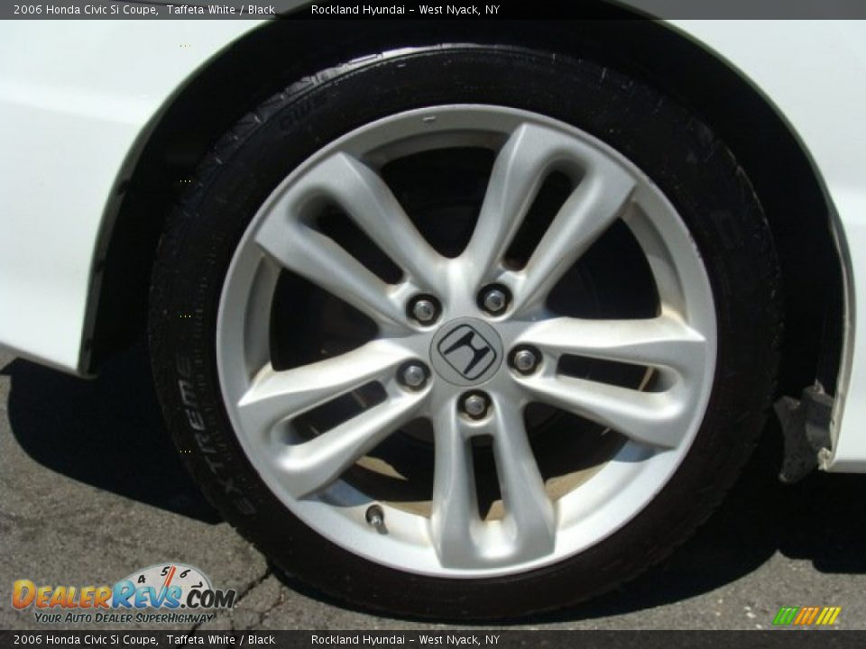 2006 Honda Civic Si Coupe Taffeta White / Black Photo #25