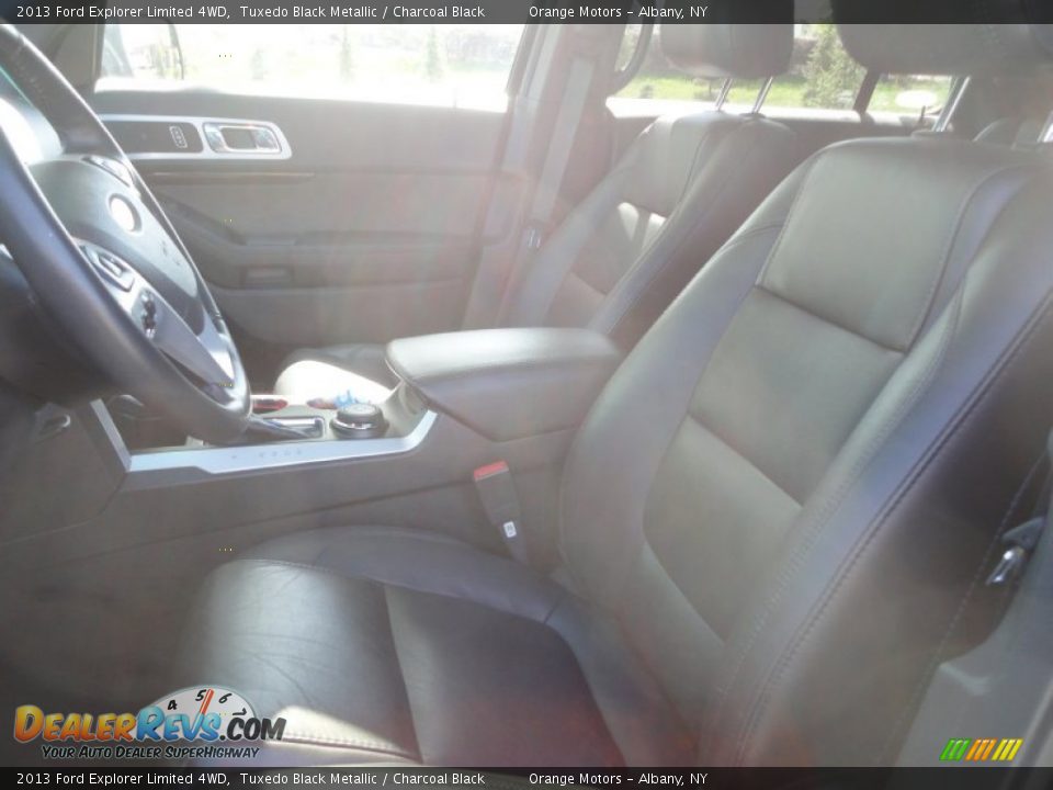 2013 Ford Explorer Limited 4WD Tuxedo Black Metallic / Charcoal Black Photo #11