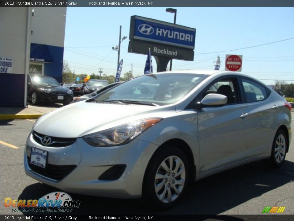 2013 Hyundai Elantra GLS Silver / Gray Photo #1