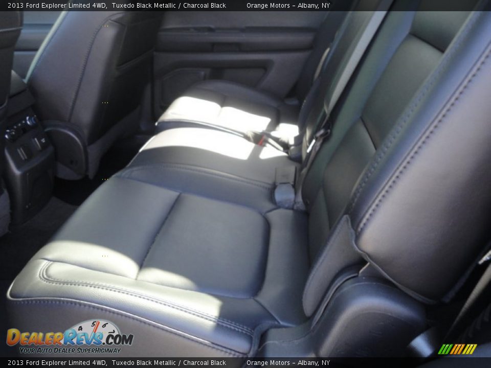 2013 Ford Explorer Limited 4WD Tuxedo Black Metallic / Charcoal Black Photo #15
