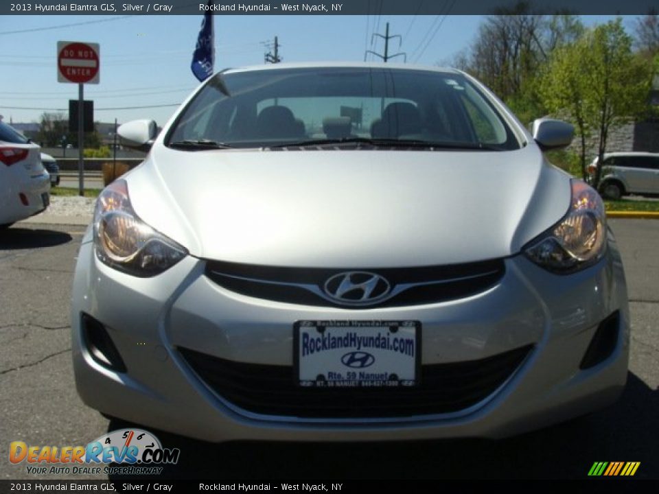 2013 Hyundai Elantra GLS Silver / Gray Photo #2
