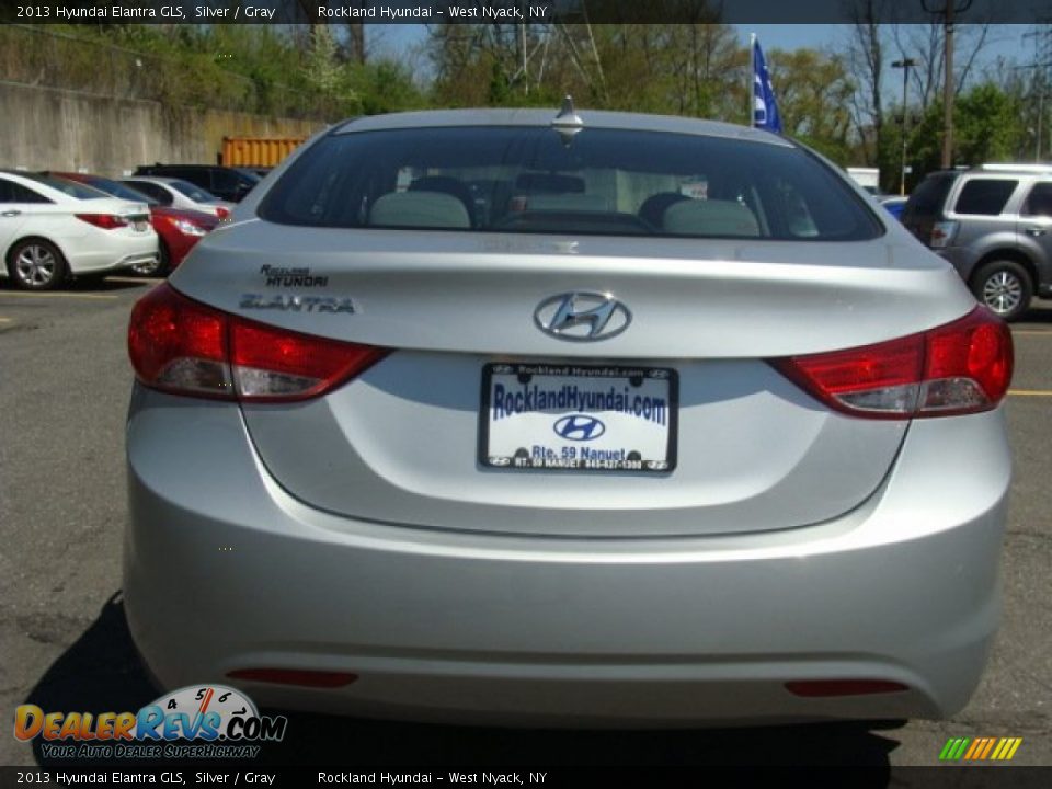 2013 Hyundai Elantra GLS Silver / Gray Photo #5