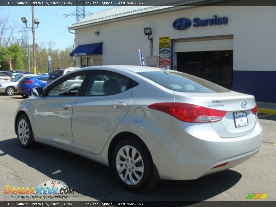 2013 Hyundai Elantra GLS Silver / Gray Photo #6