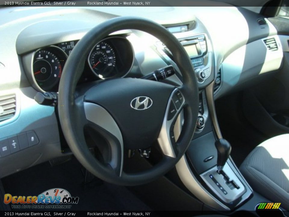 2013 Hyundai Elantra GLS Silver / Gray Photo #9