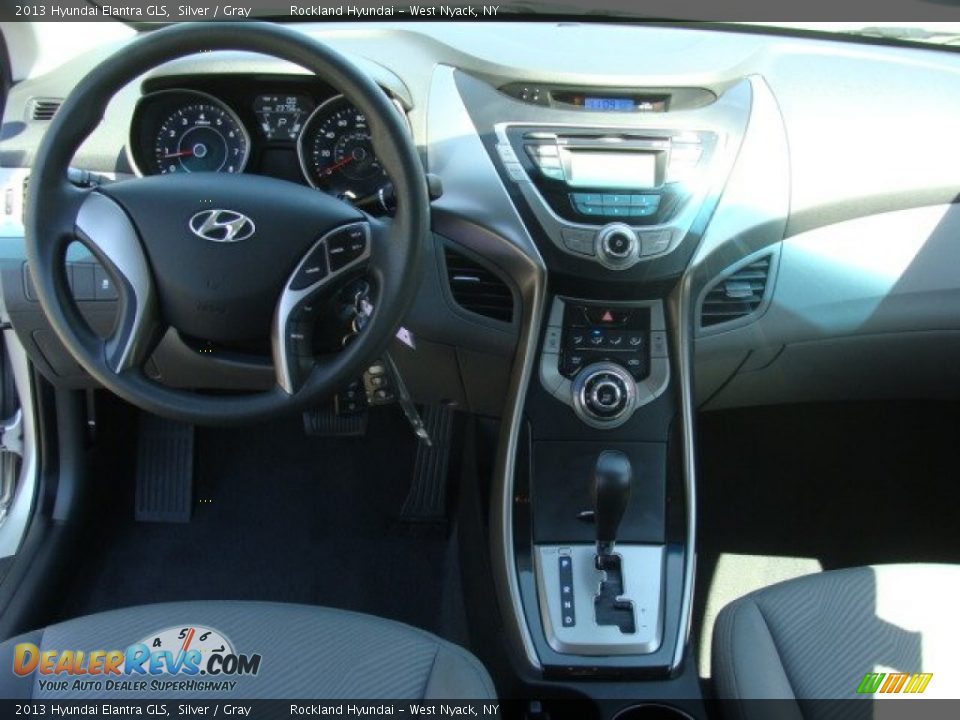 2013 Hyundai Elantra GLS Silver / Gray Photo #11