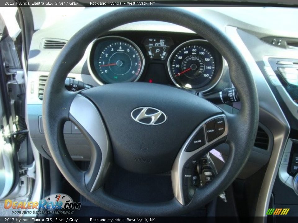 2013 Hyundai Elantra GLS Silver / Gray Photo #13