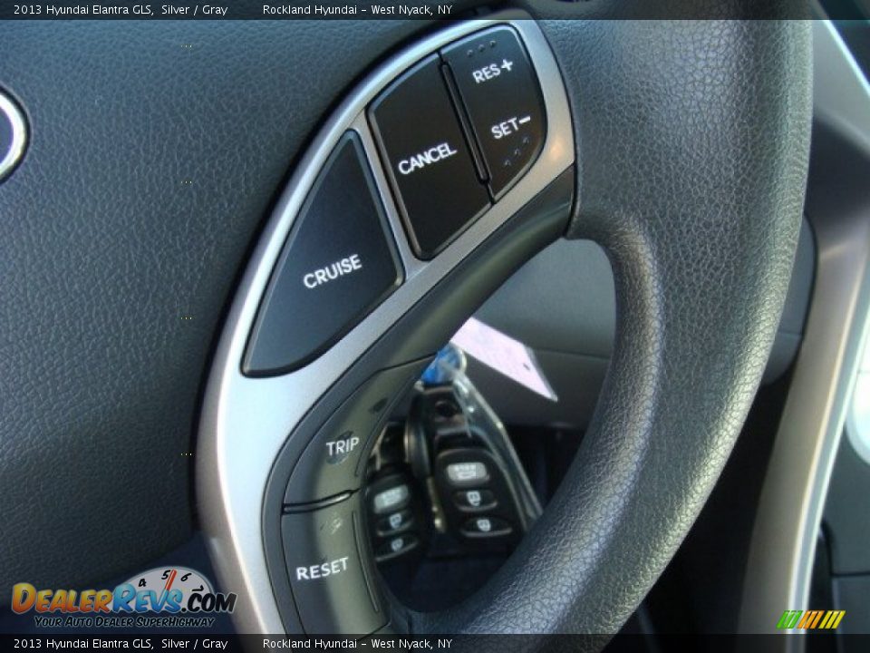 2013 Hyundai Elantra GLS Silver / Gray Photo #14