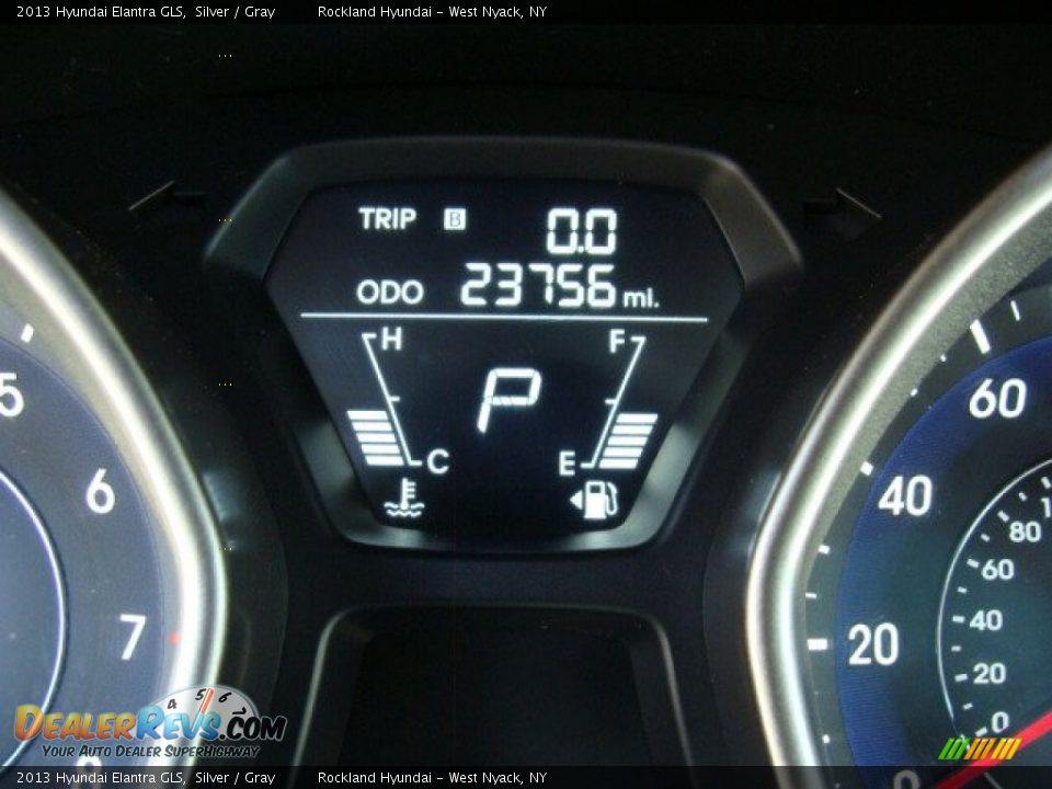 2013 Hyundai Elantra GLS Silver / Gray Photo #15