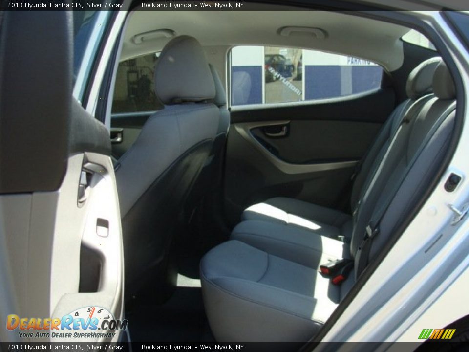 2013 Hyundai Elantra GLS Silver / Gray Photo #18