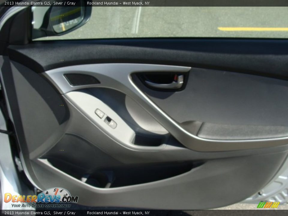 2013 Hyundai Elantra GLS Silver / Gray Photo #22