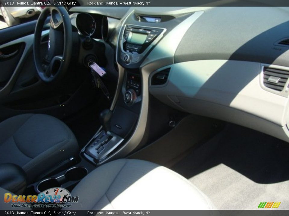 2013 Hyundai Elantra GLS Silver / Gray Photo #23