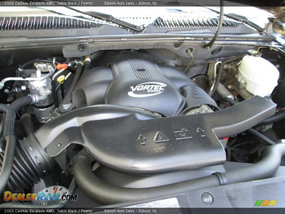 2003 Cadillac Escalade AWD Sable Black / Pewter Photo #31