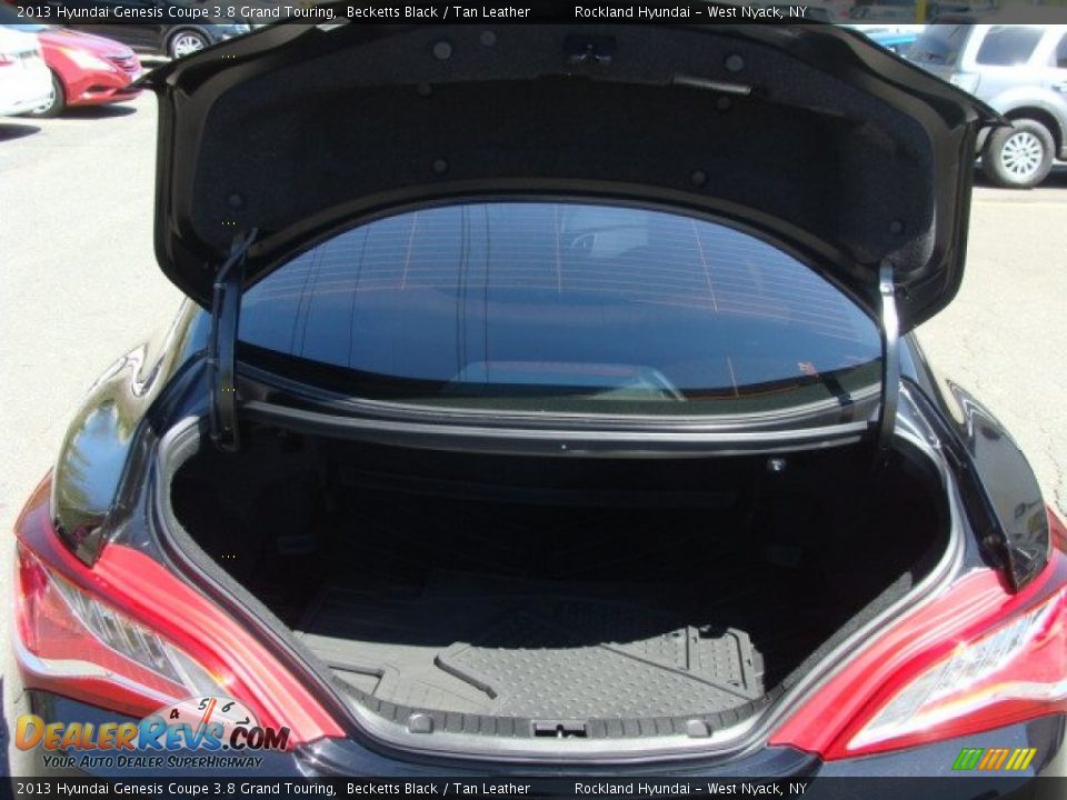 2013 Hyundai Genesis Coupe 3.8 Grand Touring Becketts Black / Tan Leather Photo #17