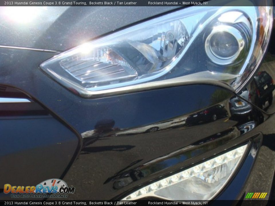 2013 Hyundai Genesis Coupe 3.8 Grand Touring Becketts Black / Tan Leather Photo #26