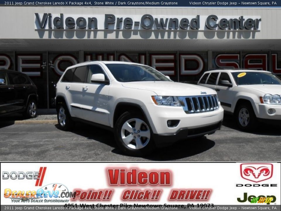 2011 Jeep Grand Cherokee Laredo X Package 4x4 Stone White / Dark Graystone/Medium Graystone Photo #1
