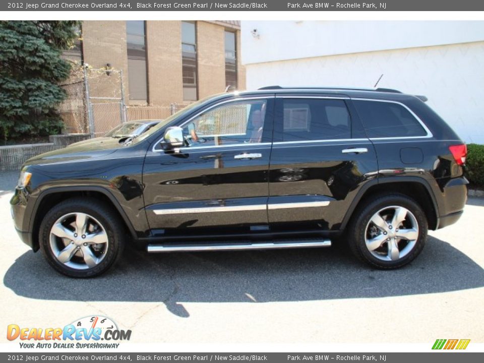 Black Forest Green Pearl 2012 Jeep Grand Cherokee Overland 4x4 Photo #8