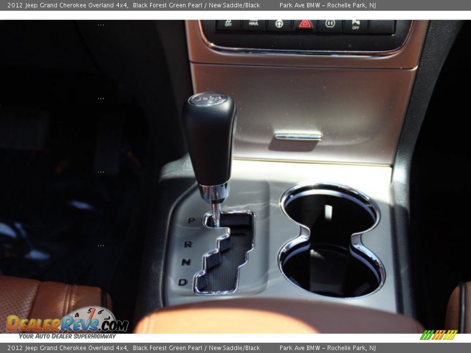 2012 Jeep Grand Cherokee Overland 4x4 Black Forest Green Pearl / New Saddle/Black Photo #15