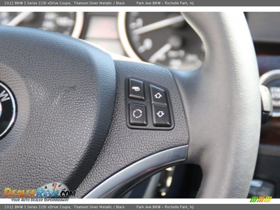 2012 BMW 3 Series 328i xDrive Coupe Titanium Silver Metallic / Black Photo #18