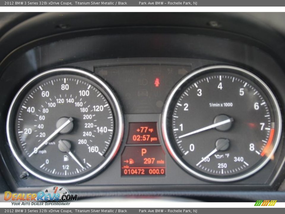 2012 BMW 3 Series 328i xDrive Coupe Titanium Silver Metallic / Black Photo #19
