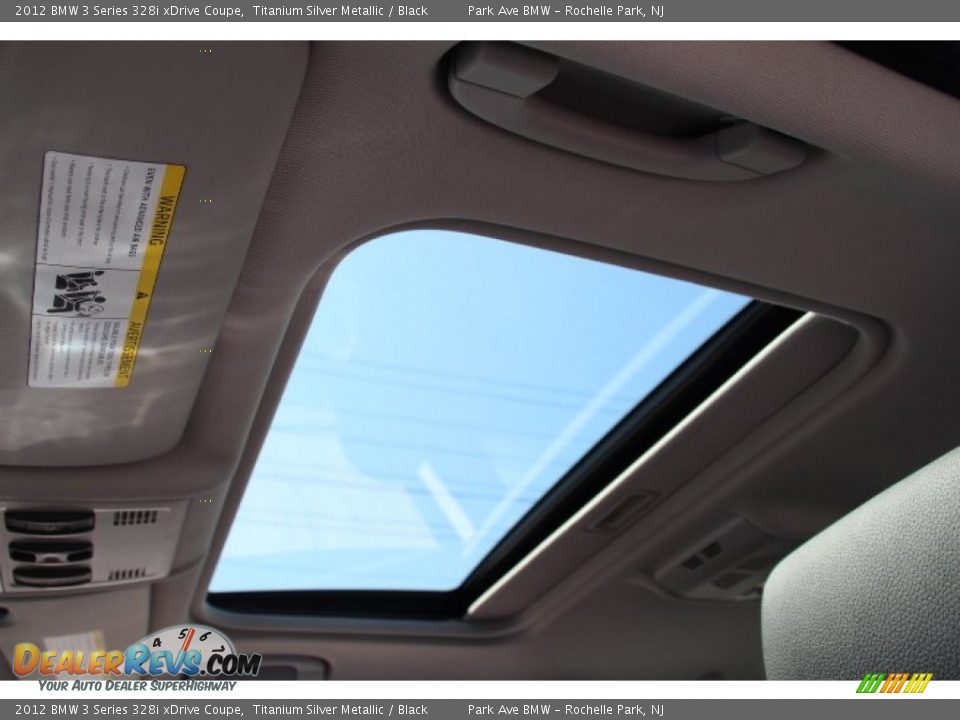 2012 BMW 3 Series 328i xDrive Coupe Titanium Silver Metallic / Black Photo #20