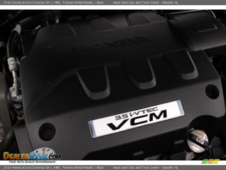 2010 Honda Accord Crosstour EX-L 4WD Polished Metal Metallic / Black Photo #3