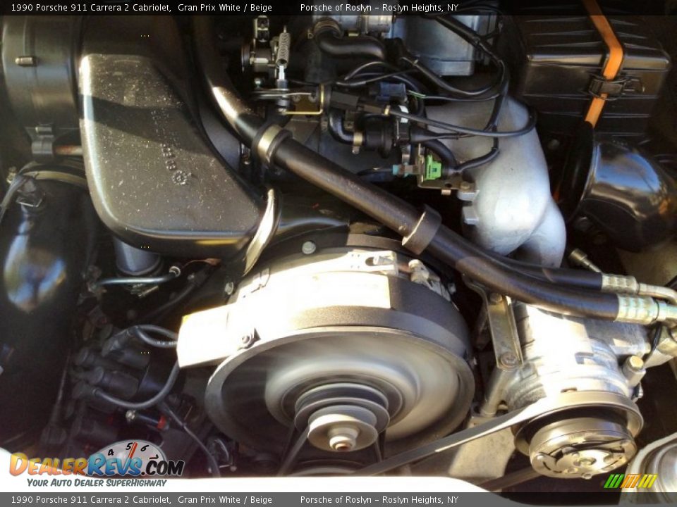 1990 Porsche 911 Carrera 2 Cabriolet 3.6 Liter OHC 12-Valve Flat 6 Cylinder Engine Photo #12