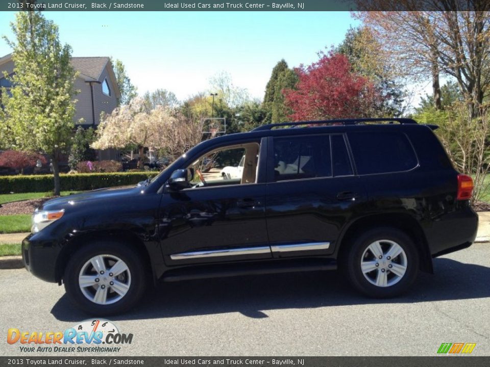 2013 Toyota Land Cruiser Black / Sandstone Photo #12