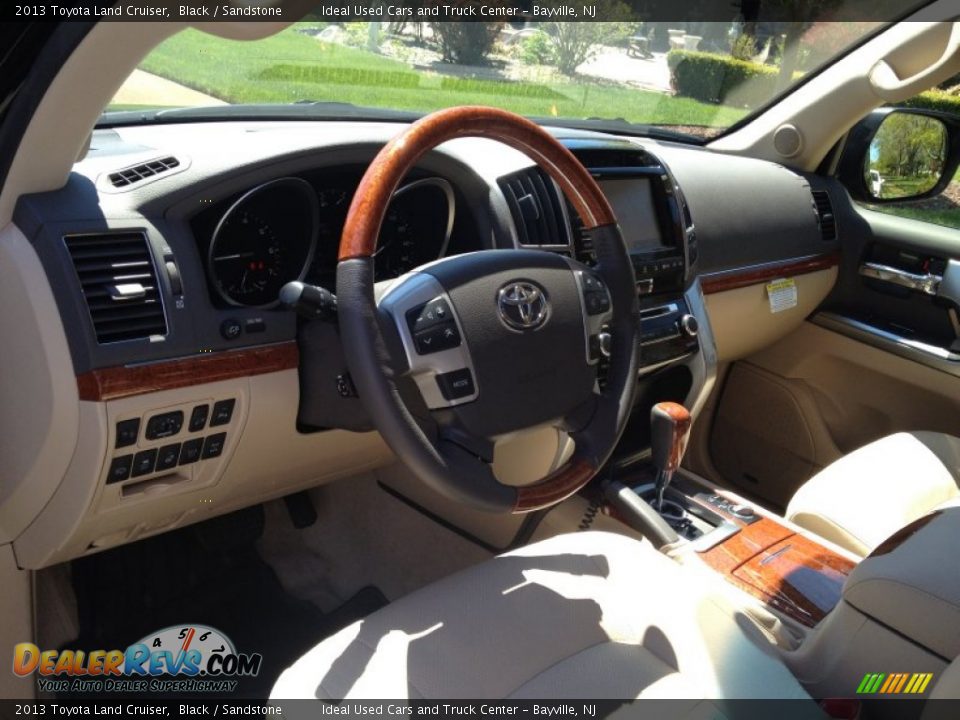 2013 Toyota Land Cruiser Black / Sandstone Photo #20