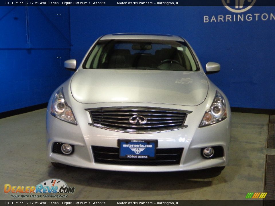 2011 Infiniti G 37 xS AWD Sedan Liquid Platinum / Graphite Photo #2