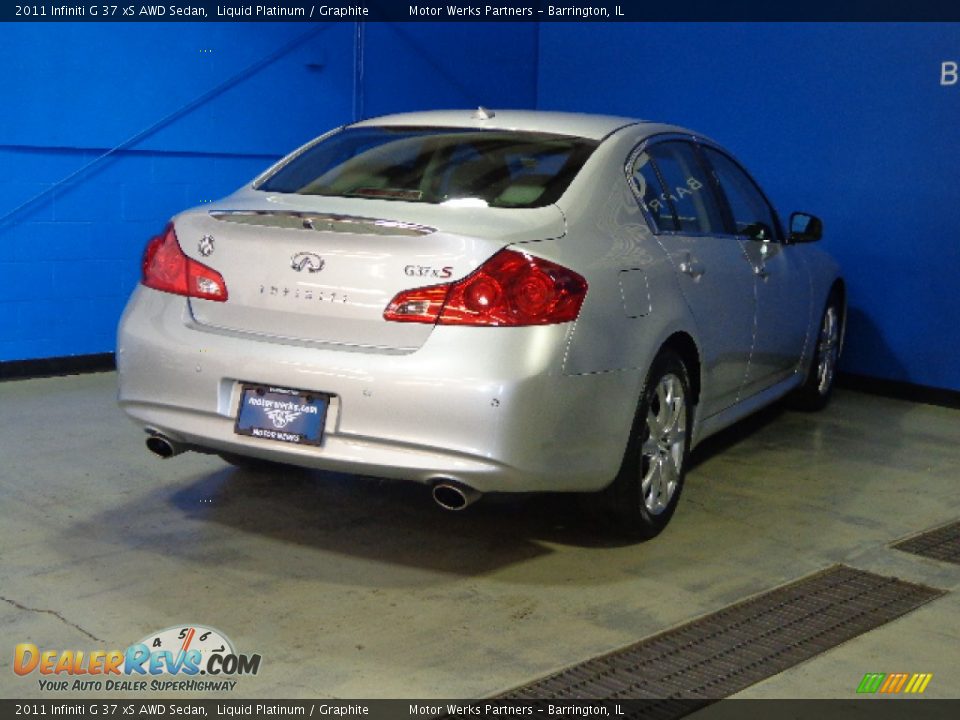 2011 Infiniti G 37 xS AWD Sedan Liquid Platinum / Graphite Photo #7