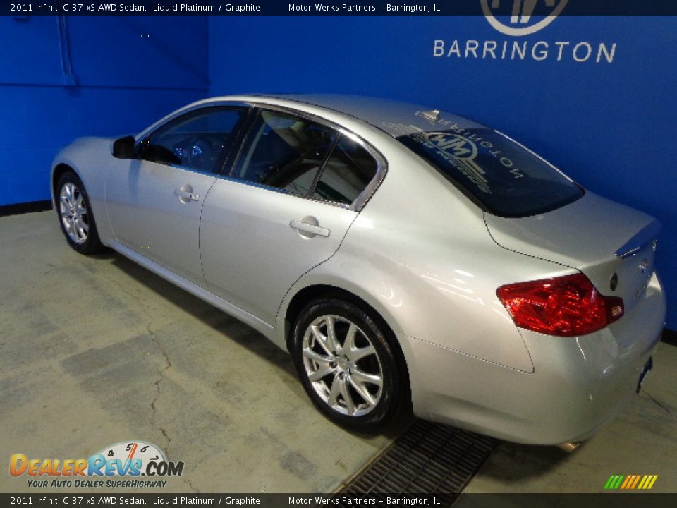 2011 Infiniti G 37 xS AWD Sedan Liquid Platinum / Graphite Photo #9