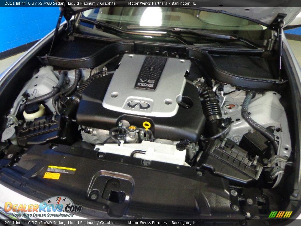 2011 Infiniti G 37 xS AWD Sedan Liquid Platinum / Graphite Photo #13