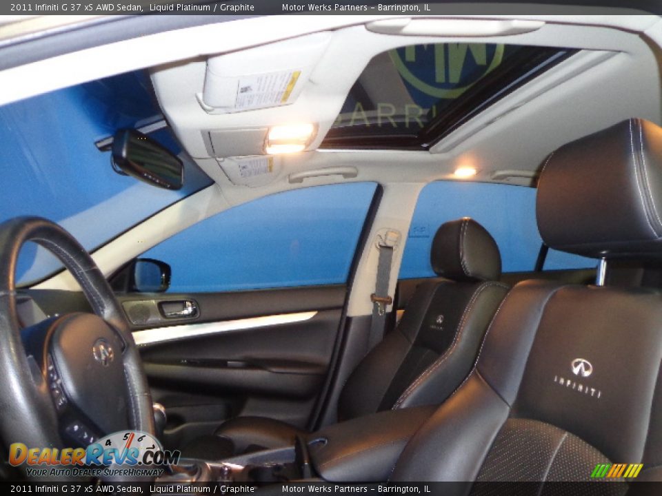 2011 Infiniti G 37 xS AWD Sedan Liquid Platinum / Graphite Photo #17