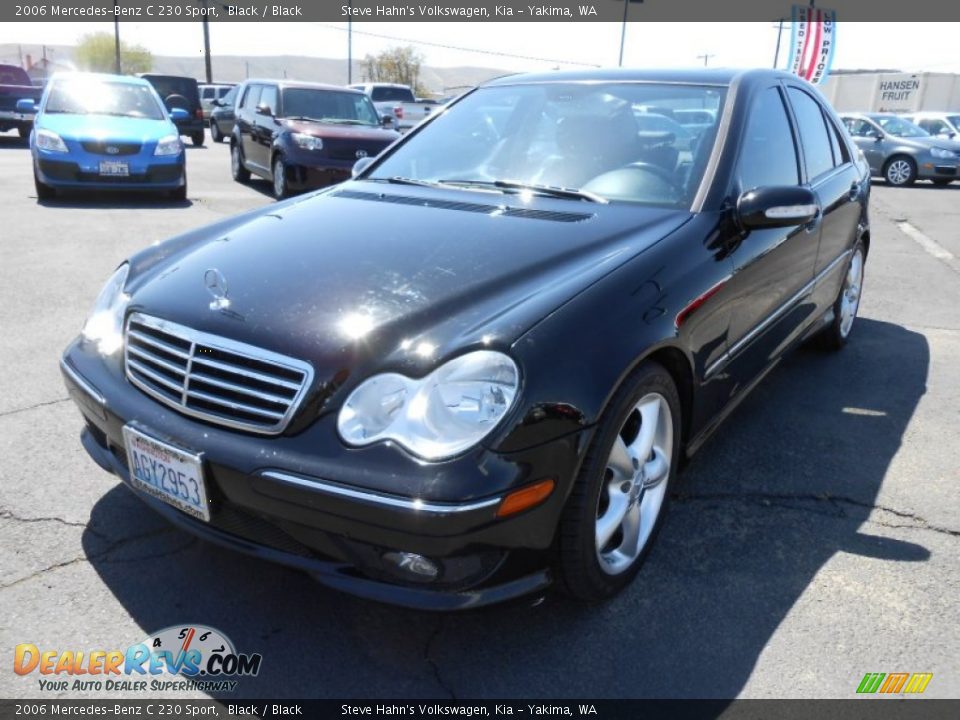 2006 Mercedes-Benz C 230 Sport Black / Black Photo #4