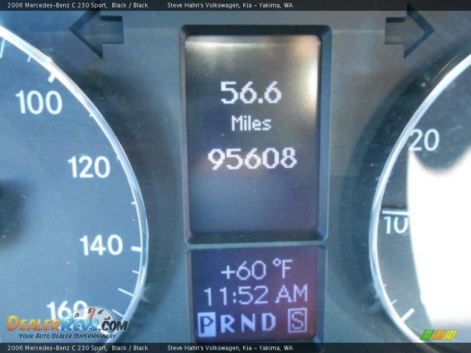 2006 Mercedes-Benz C 230 Sport Black / Black Photo #8
