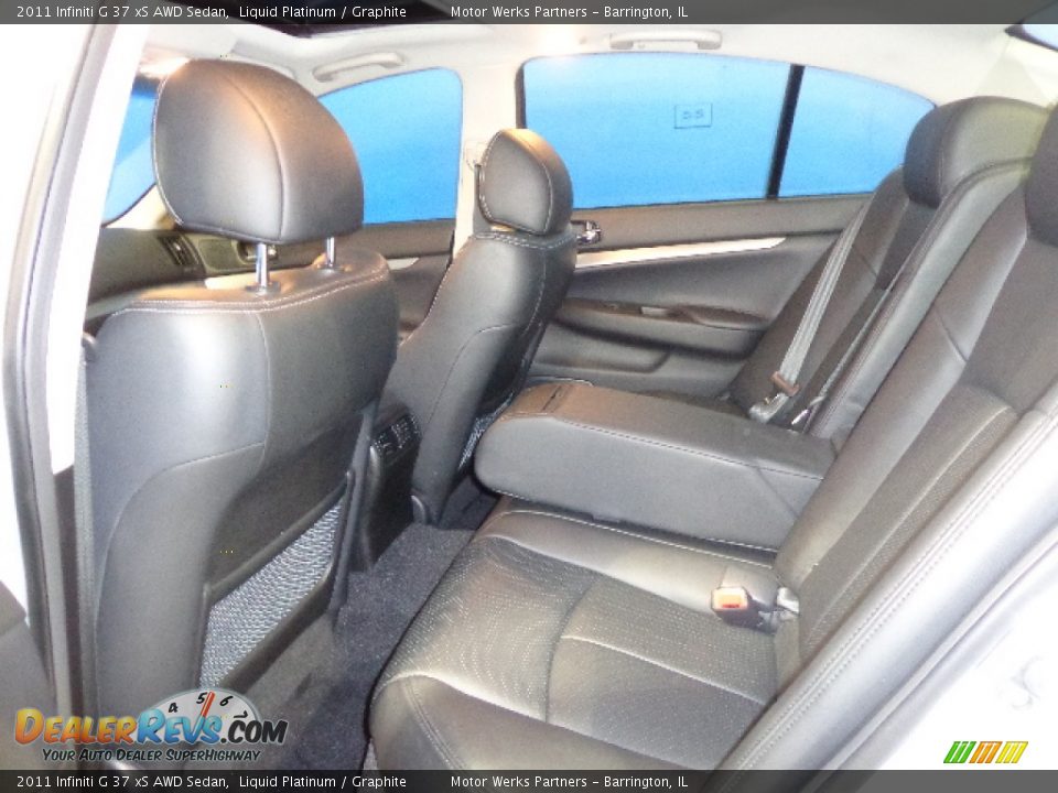 2011 Infiniti G 37 xS AWD Sedan Liquid Platinum / Graphite Photo #22