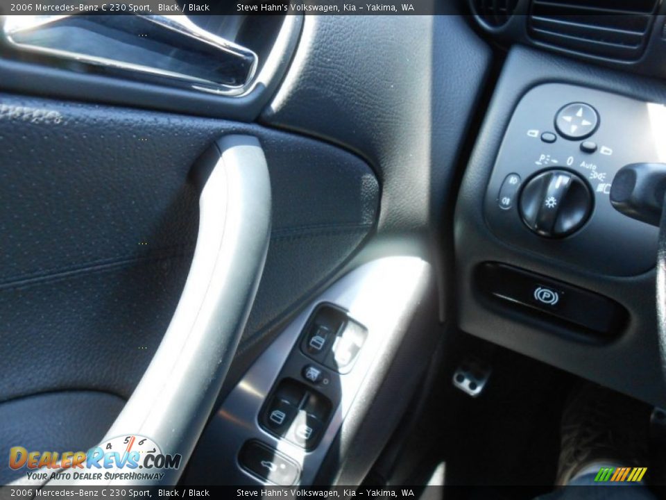 2006 Mercedes-Benz C 230 Sport Black / Black Photo #10