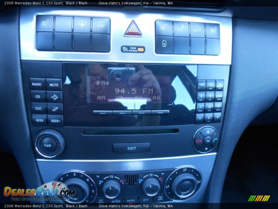 2006 Mercedes-Benz C 230 Sport Black / Black Photo #12