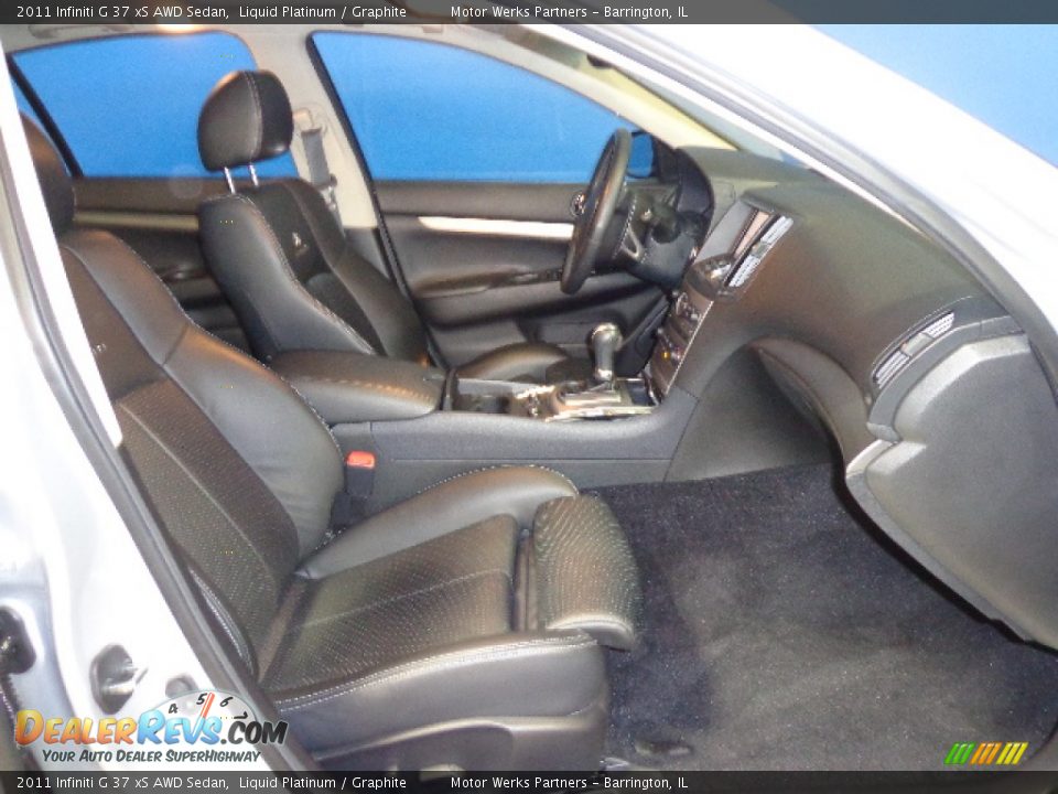 2011 Infiniti G 37 xS AWD Sedan Liquid Platinum / Graphite Photo #26