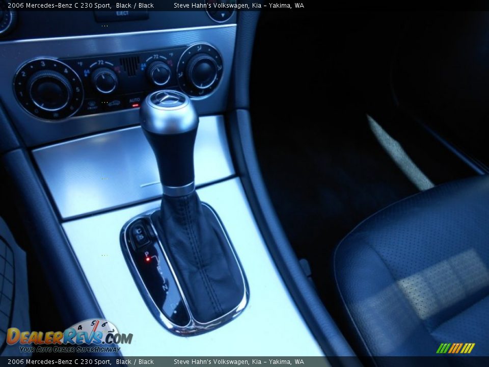 2006 Mercedes-Benz C 230 Sport Black / Black Photo #13