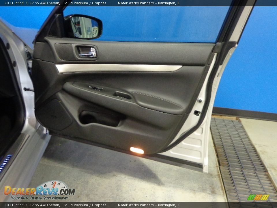 2011 Infiniti G 37 xS AWD Sedan Liquid Platinum / Graphite Photo #27