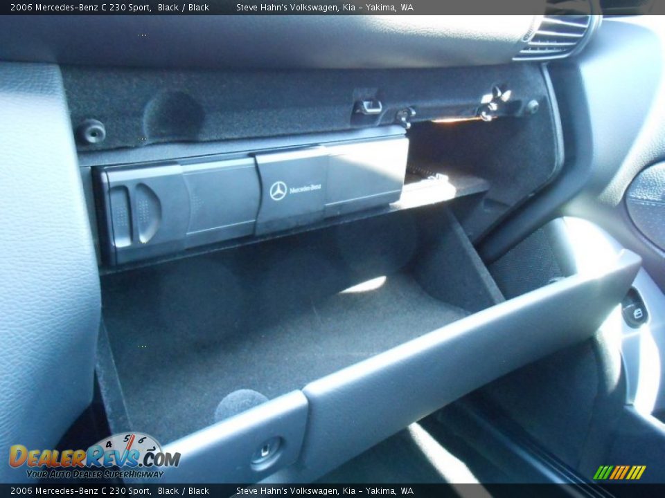 2006 Mercedes-Benz C 230 Sport Black / Black Photo #14
