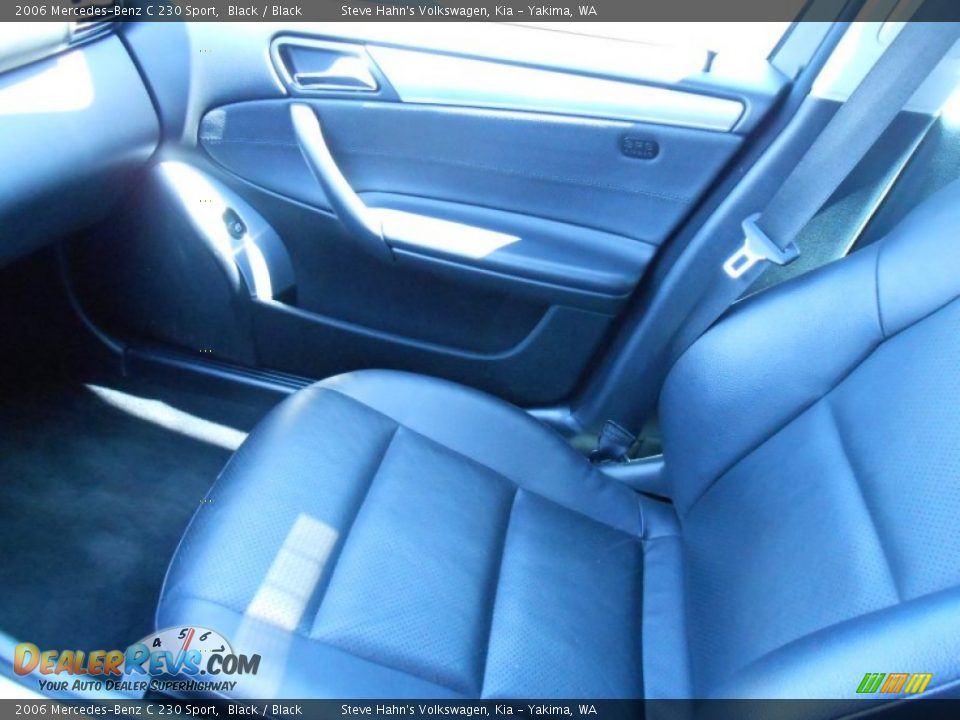 2006 Mercedes-Benz C 230 Sport Black / Black Photo #15