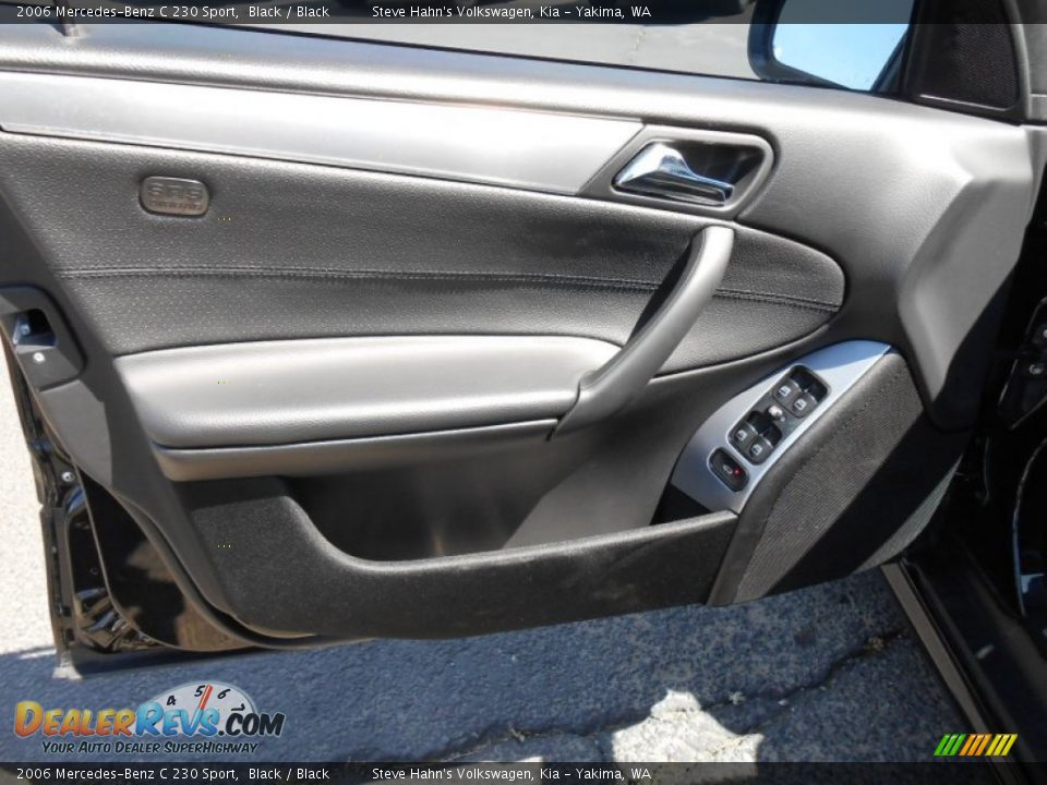 2006 Mercedes-Benz C 230 Sport Black / Black Photo #19